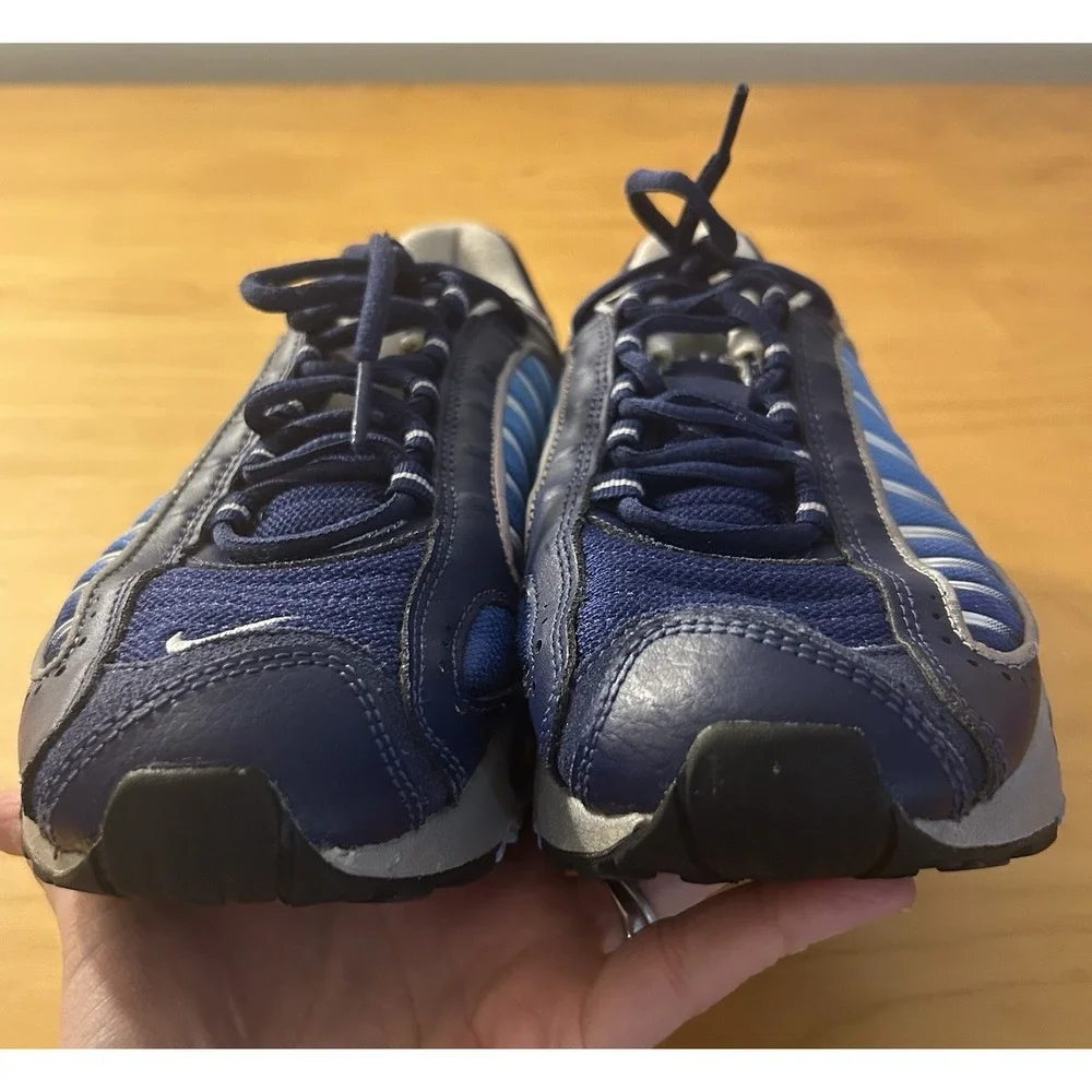 Nike Air Max Tailwind IV AQ2567-401 Men's Blue Navy‎ Silver Running Shoes 8.5